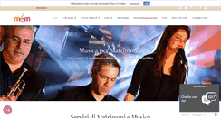 Desktop Screenshot of matrimoniemusica.it